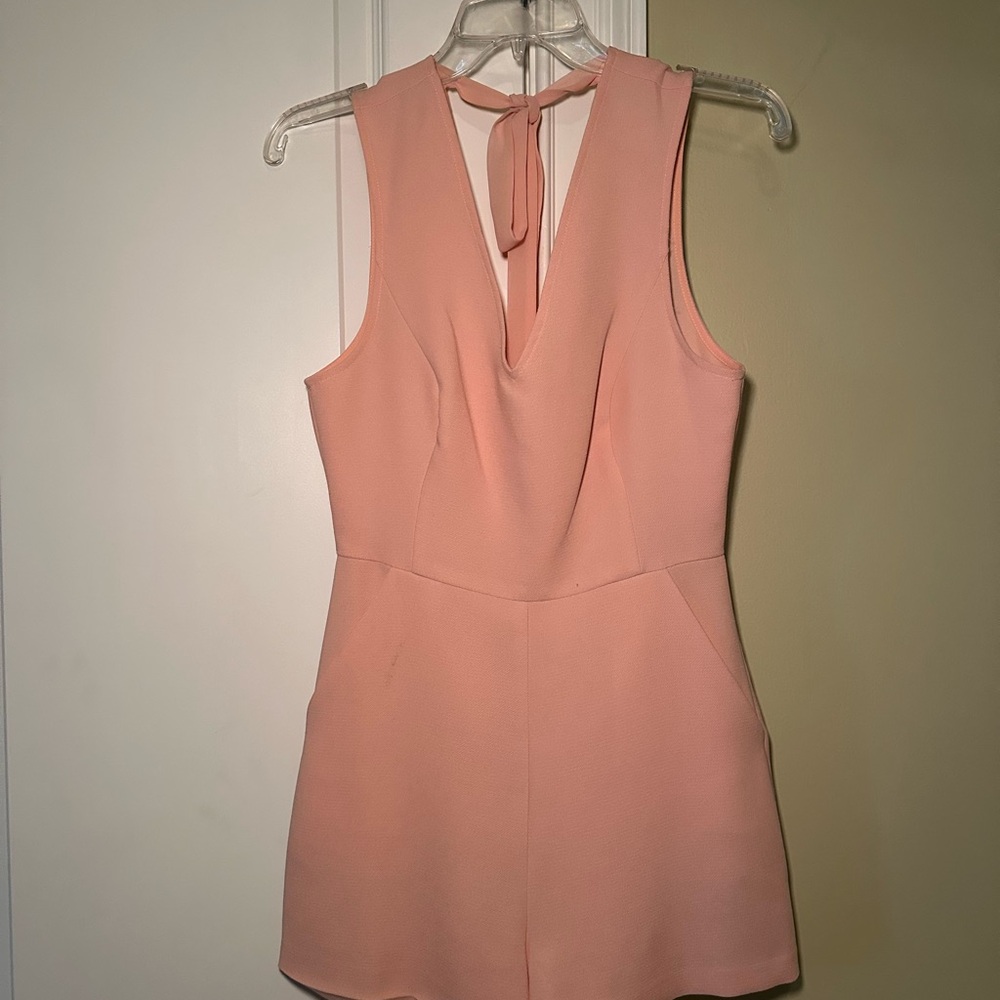 BCBGeneration Pink Peach Romper